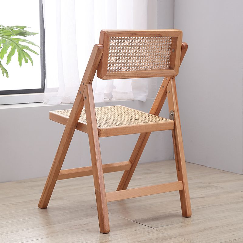 Traditional Style Dining Chair Kitchen Armless Single Dining Side Chair with Wooden Legs