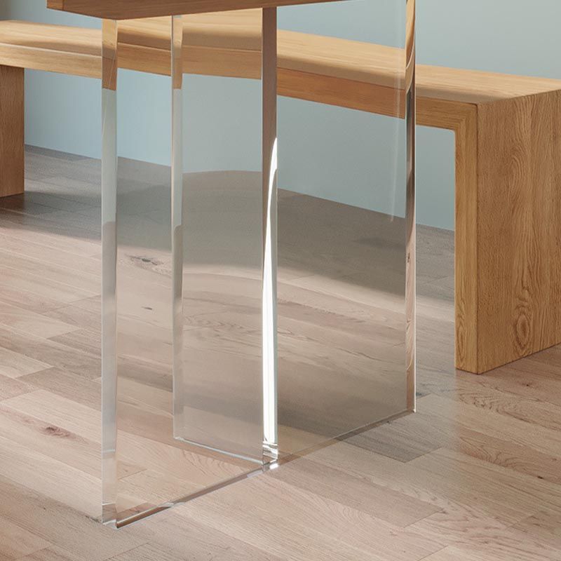 Modern 1/3/5 Pieces Dining Set Rectangle Wood Dining Table for Dining Room Kitchen