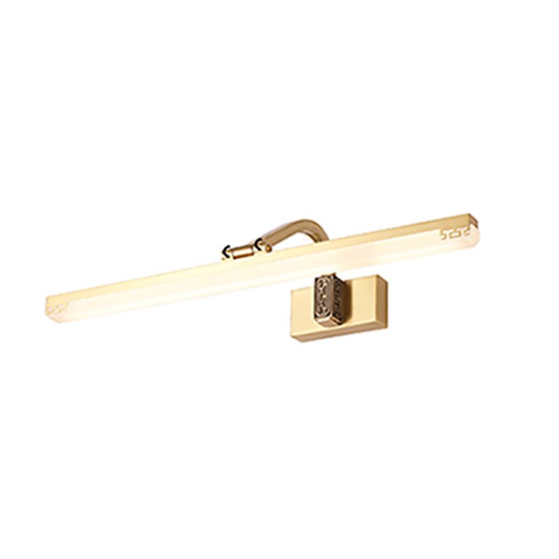 Contemporary Minimalist Vanity Light Fixtures with Glass Shade for Bathroom Washing Room