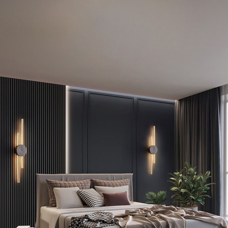 Multi Lights Metal Flush Mount Wall Sconce Modern Sconce Light Fixture for Living Room