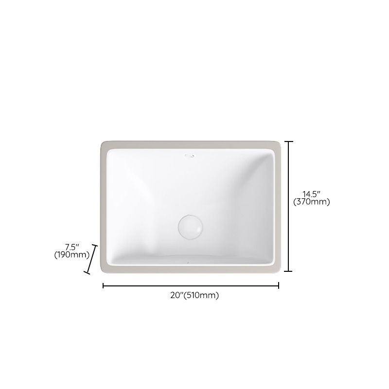Modern Bathroom Sink Pop-Up Drain Porcelain Solid Color Oval-Shape Vessel Lavatory Sink