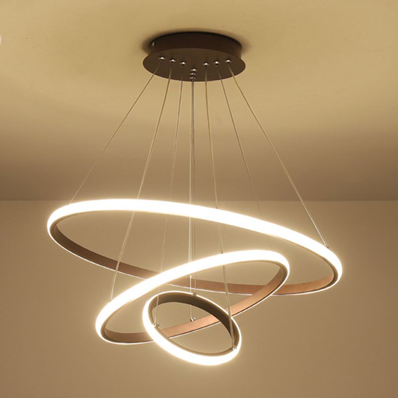 Abgestufte Metallanhänger Beleuchtungskörper moderne Wohnzimmerhänge Deckenleuchten