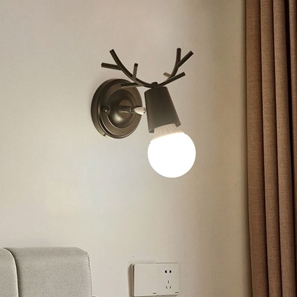 Modern Style Geometric Wall Lamps Metal 1 Light Wall Lighting for Living Room