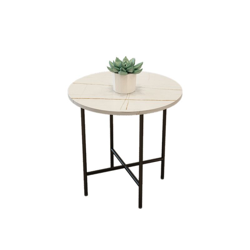 Glam Cocktail Table 4 Legs Slate Round/Oval Coffee Table Set
