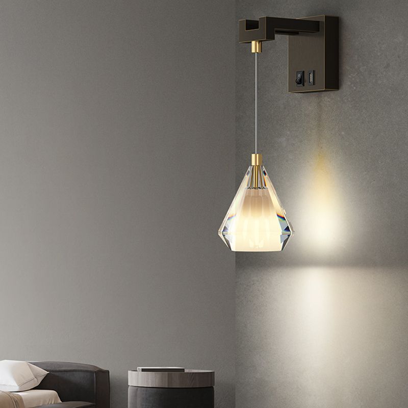 Tombra geométrica 1 Luz de la pared de luz Luz de la pared de la pared de estilo moderno