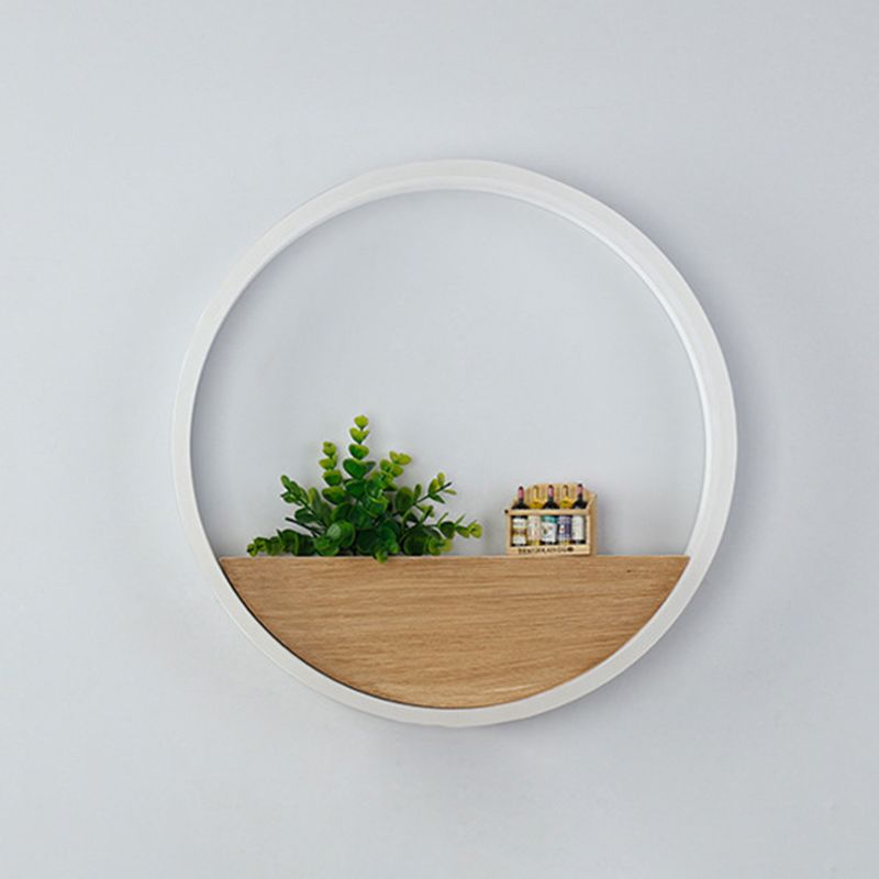 Acrylcirkel wandlamp Licht Licht Simplicity Stijl LED -wand SCONCE -verlichting in het wit