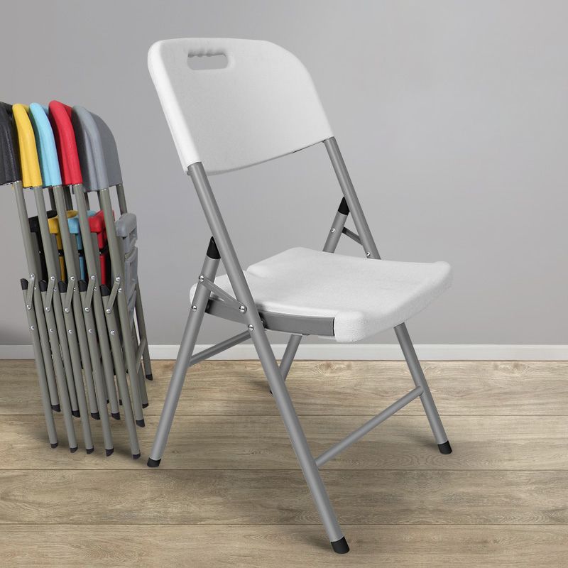 Moderne binnen-outdoor metalen stoel Home Armless Open Back Dining zijstoel