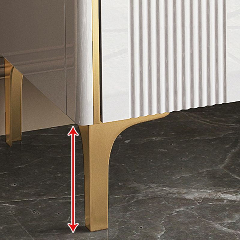 Modern Slate Storage Chest Glam Style Double Dresser with 6 / 8 Drawers