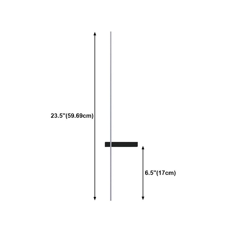 Rotatable Linear Wall Sconce Light Fixture Simplicity Metal Stairs LED Wall Lamp