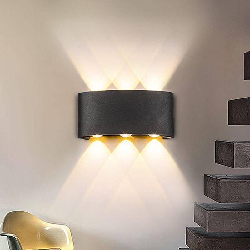 Modern Minimalist Minimalist Wall Monted Aiblowture Metal Wall Lights per soggiorno
