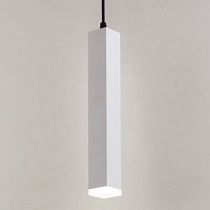 Modern Plug in Pendant Light Cylindrical Hanging Pendant Lights for Living Room