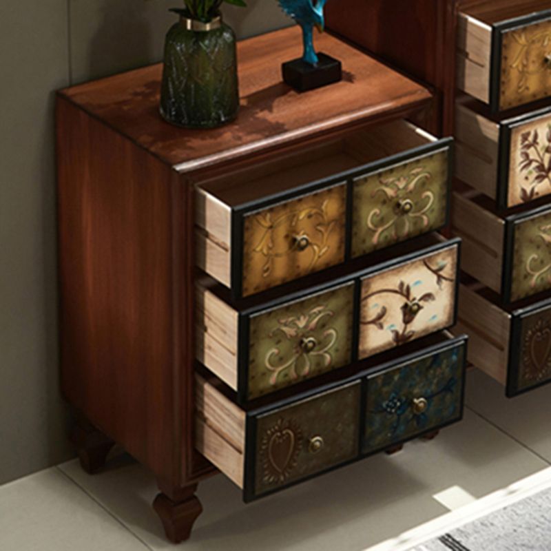 Contemporary 23.62'" Wooden Chest, Rectangle Accent Chest with Drawers