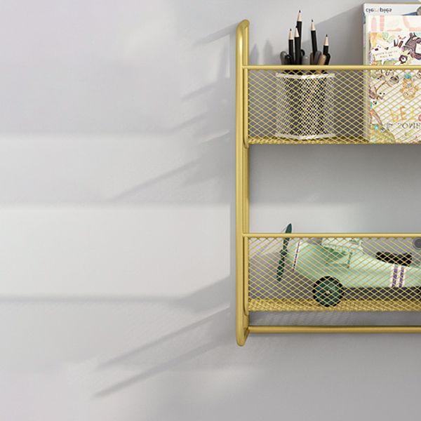 Wall Mounted Bookcase Scandinavian Style Bookshelf for Home Office Study Room