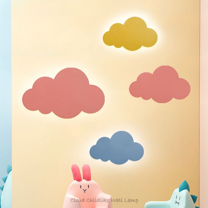 Éclairage d'écran en forme de nuage Creative Minimalist Style Plastic 1 Lumière Approche