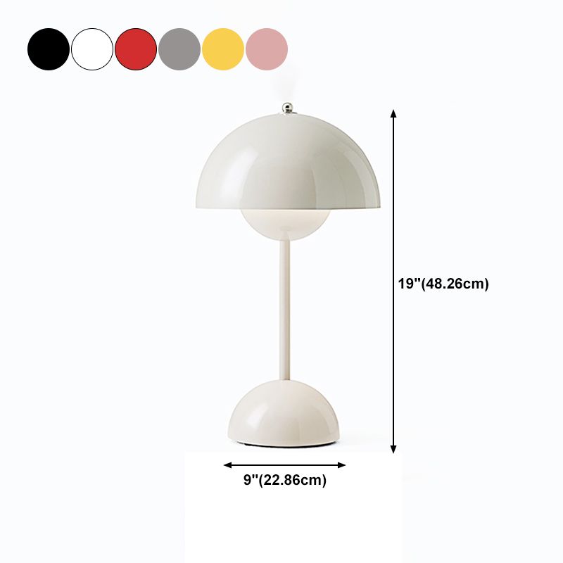 Metal Round Shape Desk Lamp Mount Lighting Modern 1-Light Desk Lamp Fixture