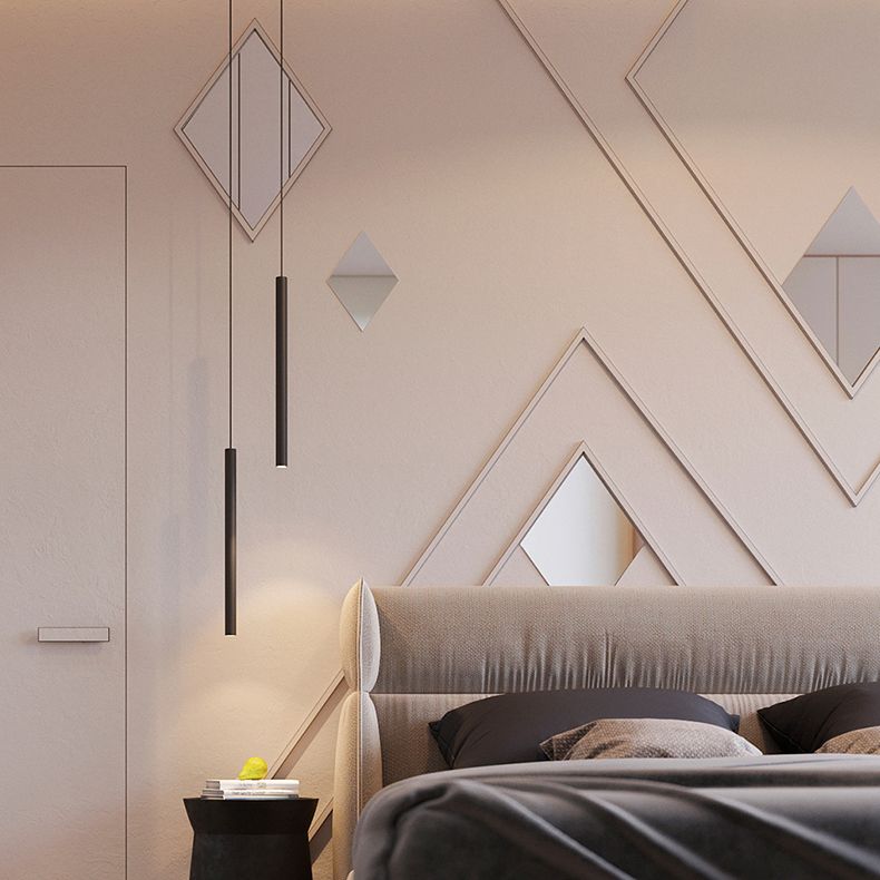 Éclairage suspendu linéaire Métal de style moderne 1 pendentif léger pour le restaurant