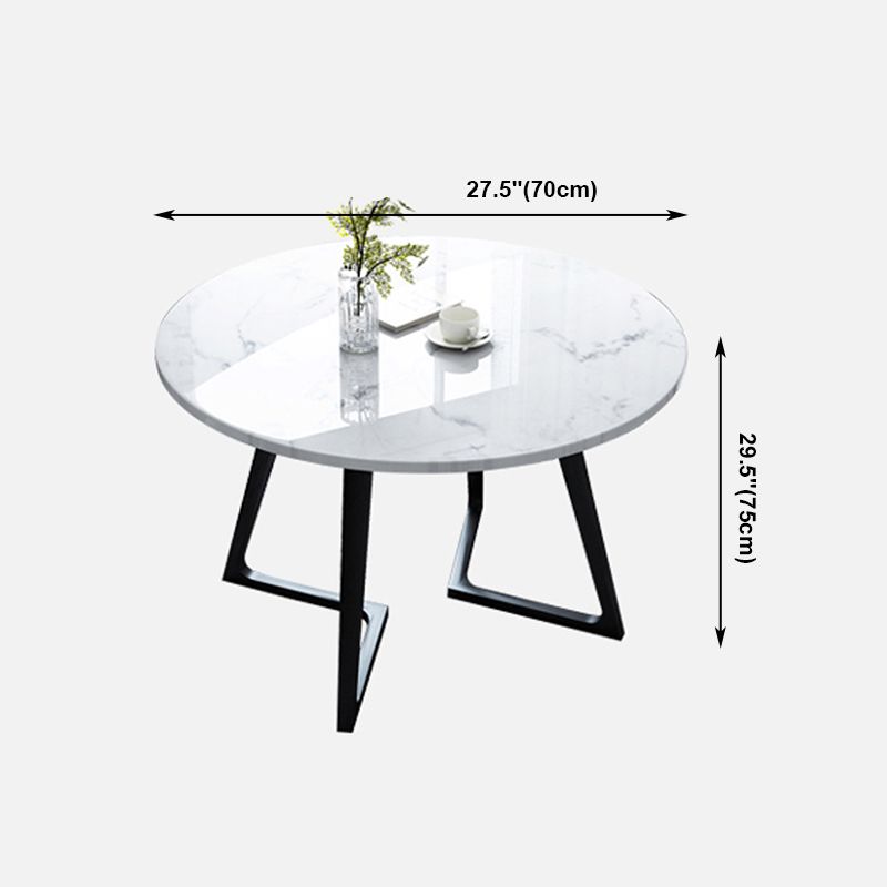 Mesa de piedra con pedestal doble, mesa de comedor de estilo industrial para interiores