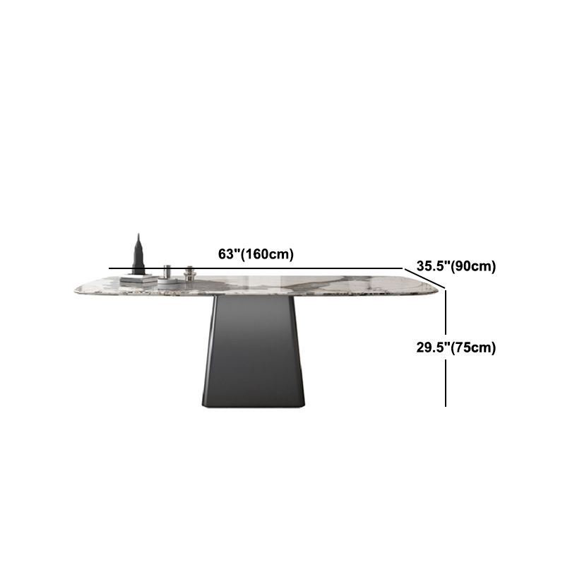 1/2/5/7 Pcs Dining Table Furniture Dining Table Set with Sintered Stone Top
