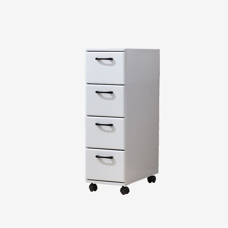 16.53" Wide Accent Chest with Drawers Solid Wood Chest with Wheels