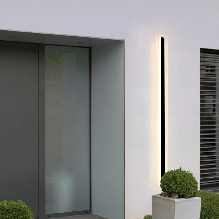 LAMPE MUR MUR simple Nordique LED moderne Long Strip Wall Lampe Forme pour le salon