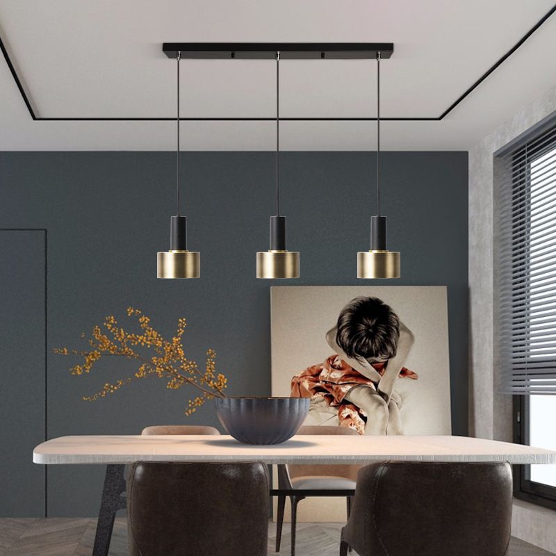 Household Metal Island Light Industrial Hanging Lighting Fixture for Dining Room