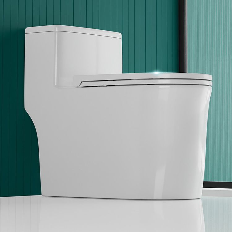 Traditional One Piece Toilet Floor Mounted White Toilet Bowl for Washroom