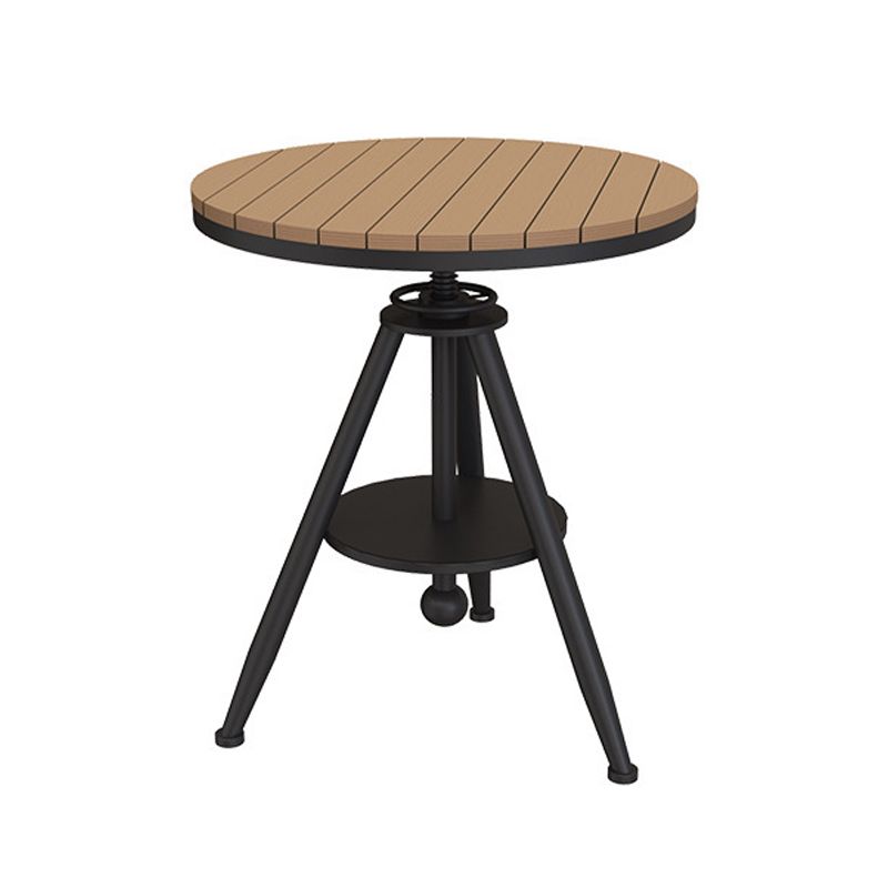Modern Round Dining Set 1/2/3/5 Pieces Reclaimed Wood Dining Set for Outdoor