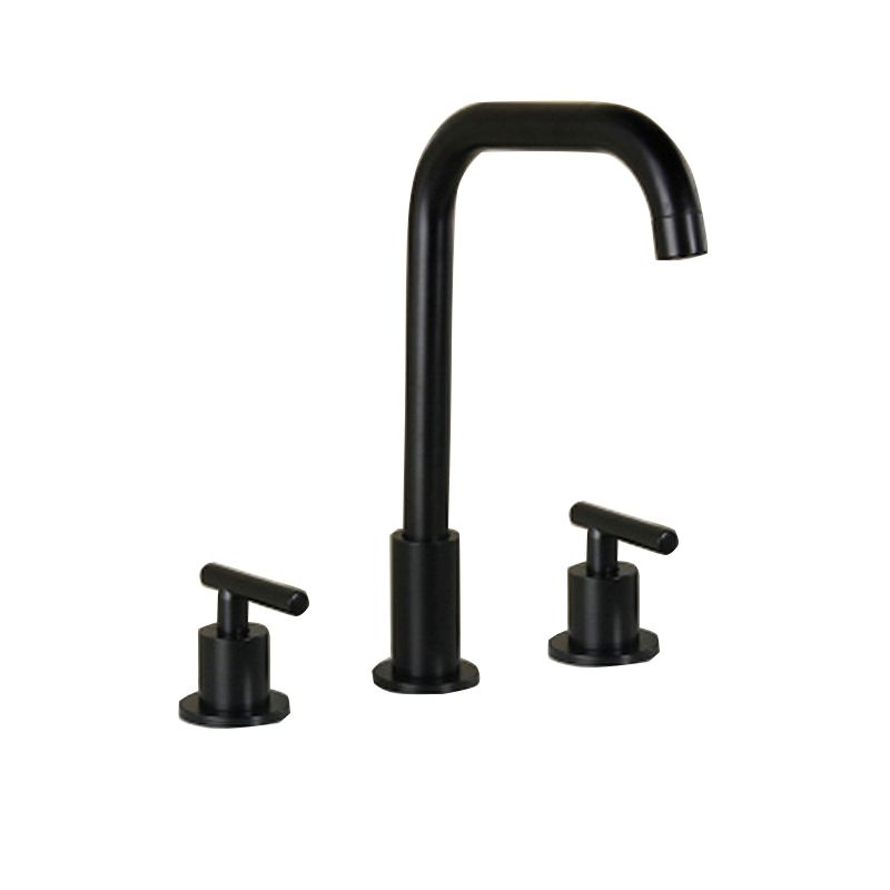 High-Arc Vanity Sink Faucet Light Luxury Vessel Faucet 3-hole Faucet