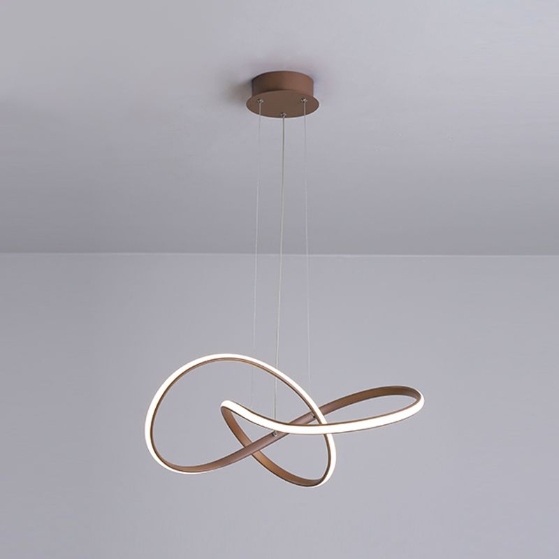 Hedendaags aluminium hanger licht lineair plafondlicht voor eetkamer