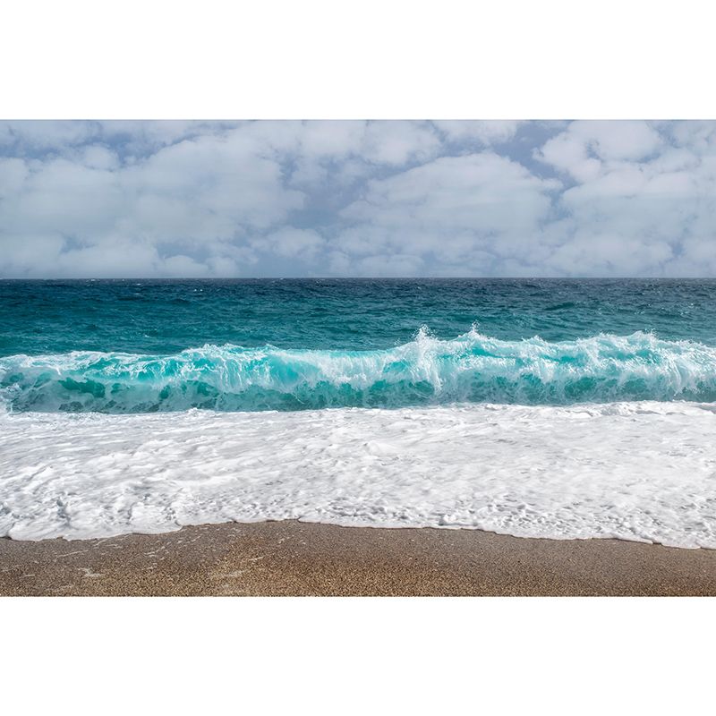 Modern Style Sea Mural Wall Covering for Living Room Eco-friendly for Decoration