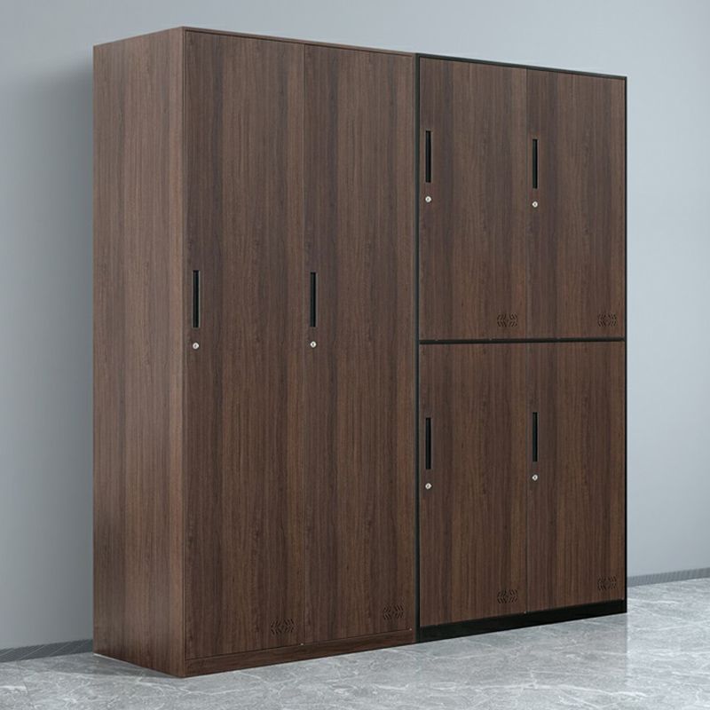 Metal Matte Finish Wardrobe Industrial Storage Cabinet with Hinged Doors