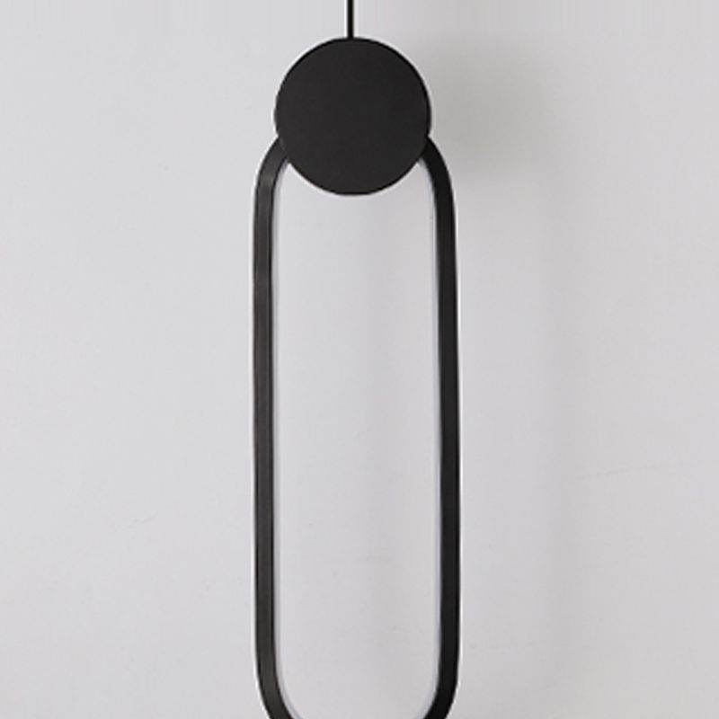 Forme géométrique en métal Lumière suspendue moderne 1-Light suspendu luminaire de montage