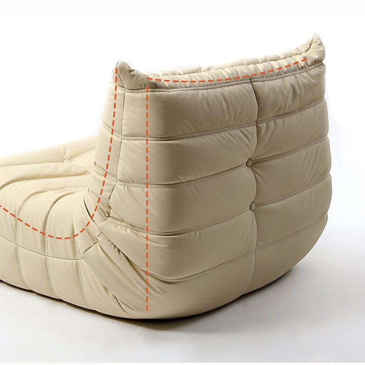 Sofá moderno de la almohada de la almohada trasera con 1 a 3 asientos para el apartamento