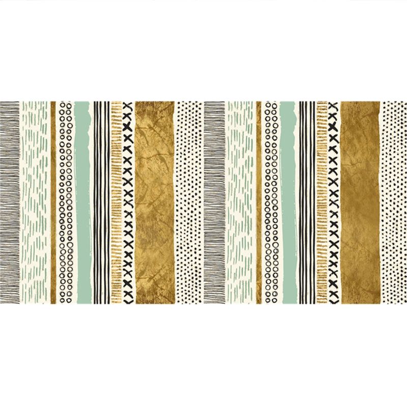 Relaxing Abstract Pattern Rug Multicolor Blended Indoor Rug Machine Washable Stain-Resistant Area Carpet for Bedroom