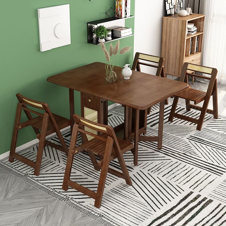 Wood Top Table Mid-Century Modern Table with Pedestal Base,35.43"W x 51.18"L x 29.53"H