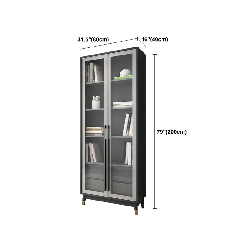 78.74"H Bookcase Contemporary Style Bookshelf for Office Study Room