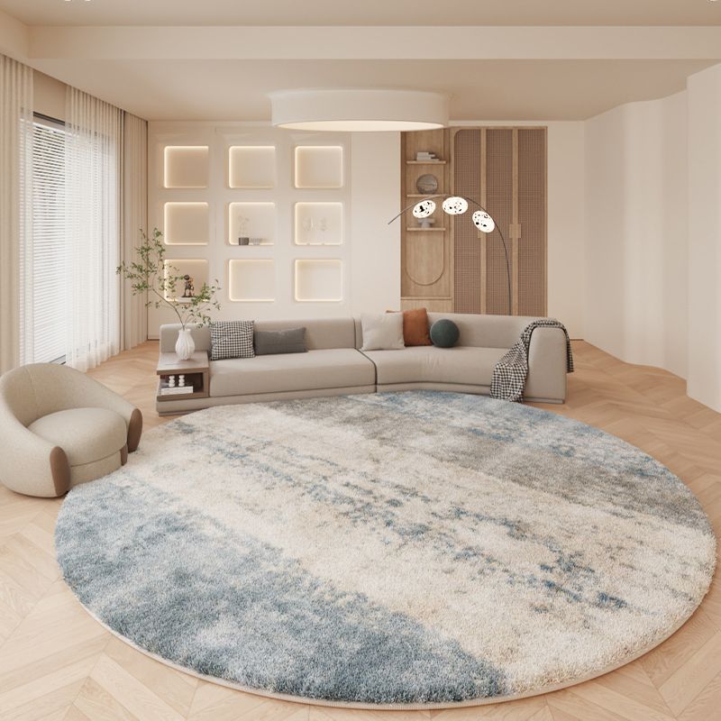 Nordic Beige Modern Rug Polyester Graphic Rug Stain Resistant Rug for Home Decor