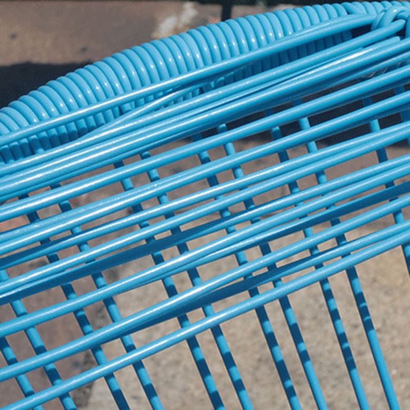 Modern Rocking Chair Wicker Woven Rope Weather-Resistant Rocker