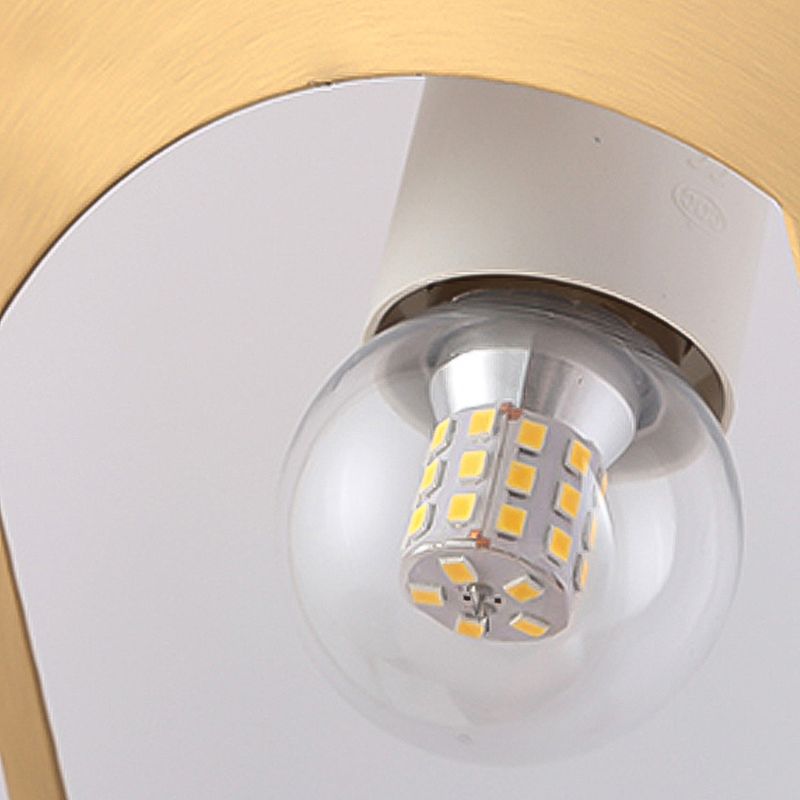 Lampe suspendue en bronze en acrylique dans un style artistique moderne électroplate Copper Globe Pendant Light