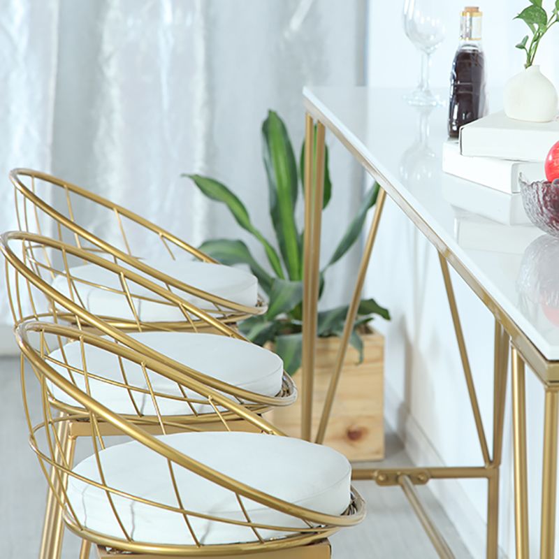 Contemporary Bar Stool and Table Set 1/2/4 Pieces Pub Dining Set