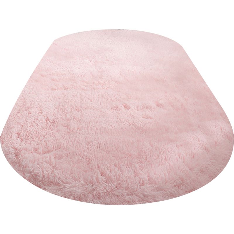 Tapis de chevet minimaliste simple tapis de shag polyester en tapis simple avec support sans glissement