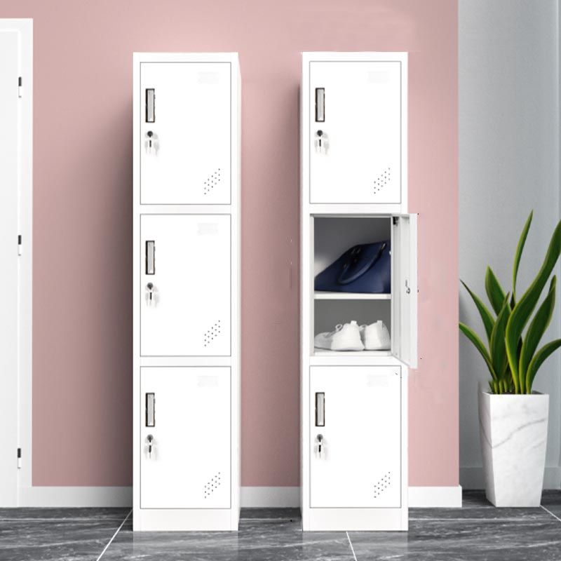 Contemporary Hinged Wardrobe Cabinet Metal Wardrobe Armoire for Home