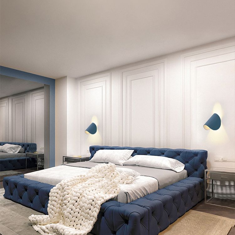 1 Light Geometric Wall Mounted Lamp Contemporary Metal Wall Light Sconces