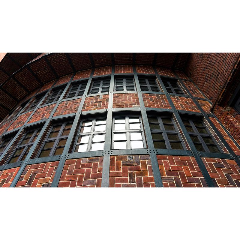 City Construction Modernization Mural Moisture Resistant Wall Covering for Wall Decor