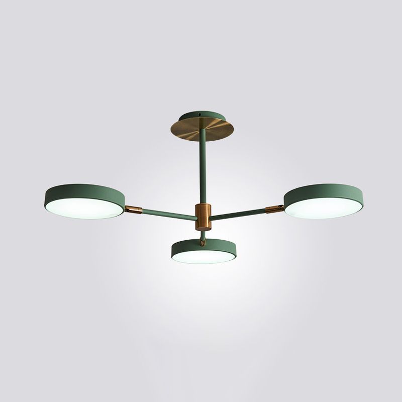 Accrilico a pendente a ciondolo lampadario Apparecchio di illuminazione a sospensione contemporanea con design di sputnik