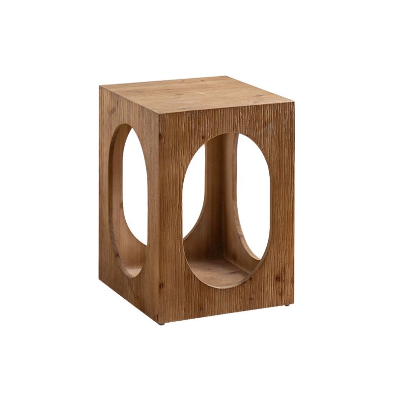 Scandinavian Square Coffee Table Wooden Cocktail Table for Living Room