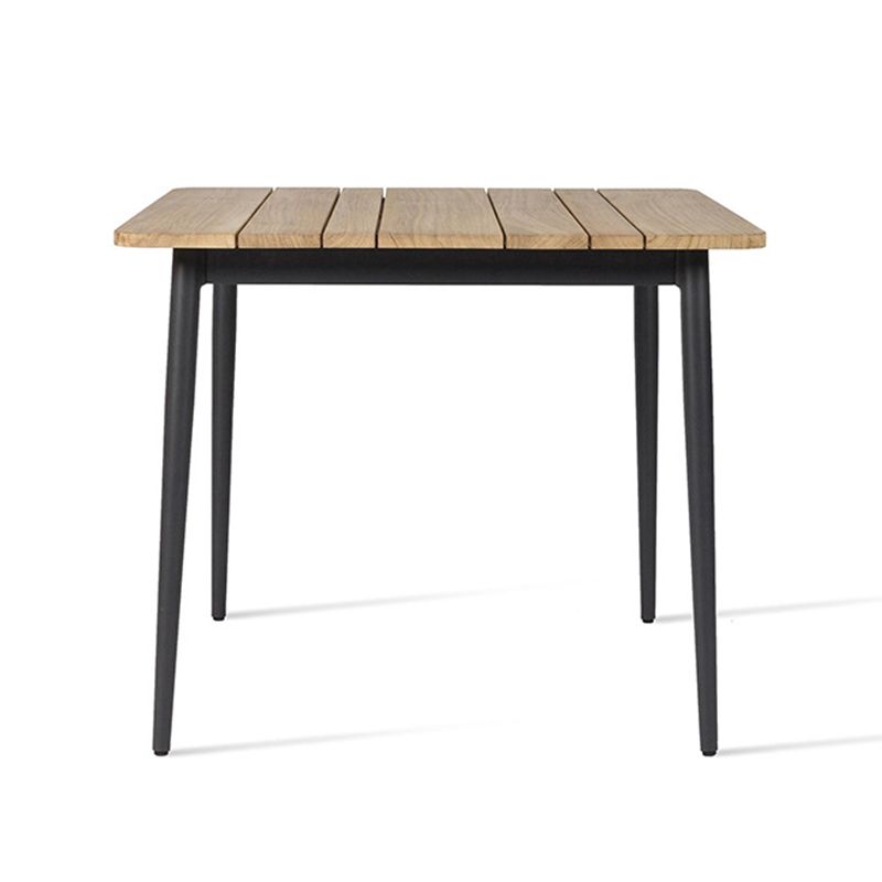 Boho Style 1/3/5/7 Pieces Metal Dining Set Wood Dining Table Set for Outdoor