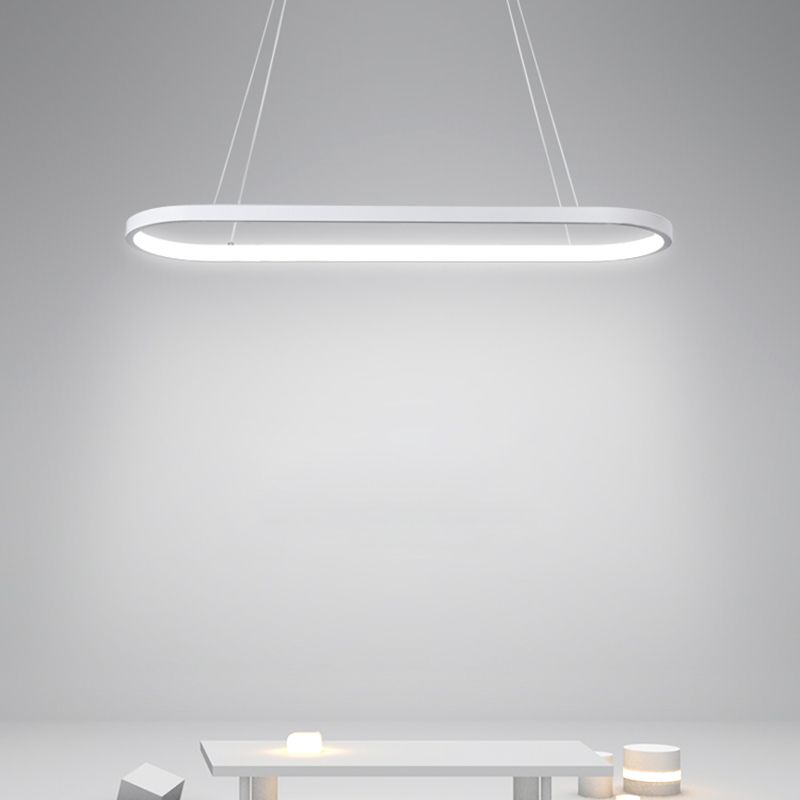 Araña de araña geométrica moderna lámpara de araña de metal de araña de metal