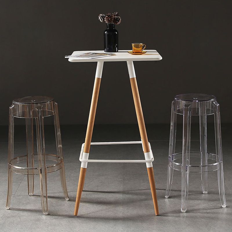 Contemporary Stackable Counter Stools Armless Indoor Bar Stool