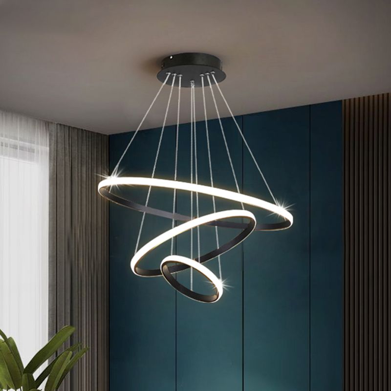 Contemporary Multi-Layer Chandelier Lights Metal Chandelier Pendant Light